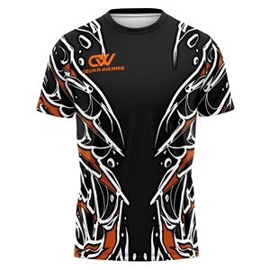 Conjunto de Pantalones Cortos de Muay Thai con Diseño de Impresión Completa Personalizado, Bajo MOQ, Tejido Elástico de Spandex/Poliéster Transpirable, Mangas Cortas - Product Image 2