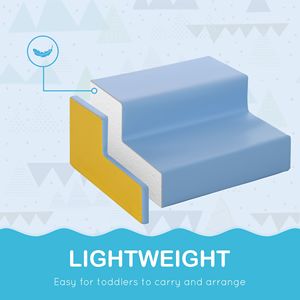 Set Contemporaneo di 2 Pezzi per Arrampicata e Gioco Indoor, Struttura per Attività di Gioco, Gattonamento e Arrampicata - Product Image 6