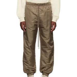Pantalon de jogging décontracté pour homme en toile épaisse anti-rides, personnalisé OEM, avec taille élastique et finition délavée - Product Image 4