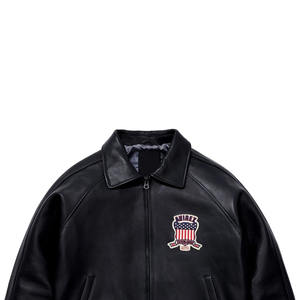 Veste en cuir Avirex de qualité supérieure, meilleur prix, veste d'hiver pour homme, cuir véritable, coupe-vent, imperméable, teinture unie, toutes tailles disponibles - Product Image 4