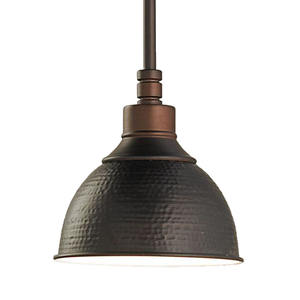 Lampe suspendue en métal fini patine, luminaire décoratif d'intérieur en Aluminium - Product Image 3