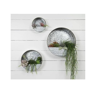 Maceta Decorativa de Pared y Jardinera de Diseño Clásico, Jardinera de Pared con Orificios Redondos - Product Image 2