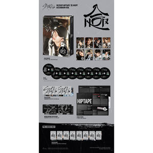 Stray Kids-SKZHOP HIPTAPE 'HOP' (Versión Acordeón) 1 de 8 Tipos Aleatorios Ropa y Accesorios para Muñecas - Product Image 1