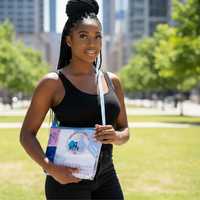 Bolsa de Viaje Jack Jill, Transparente, de PVC, Ecológica, Organizador de Cosméticos, Almacenamiento de Maquillaje, Capacidad de 20-35L, Cierre de Cremallera