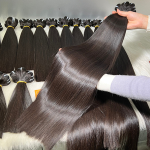Venta caliente 10)% Remy Extensiones de cabello Hueso Recto Paquetes Trama 100% Cabello humano Doble dibujado Virgen Proveedor mayorista - Product Image 2