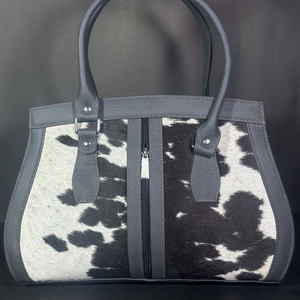 Bolsos de mano de piel auténtica con pelo, diseño de última moda, todos los colores, a la moda, estilo bolso de mano para mujer, impermeables. - Product Image 1
