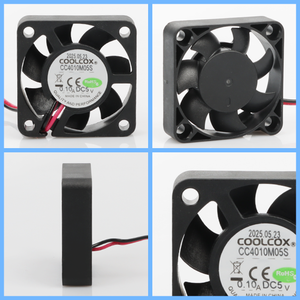 Ventilador Axial CoolCox 4010 de 40x40x10mm, DC Sin Escobillas, para Purificador de Aire, Difusor de Aroma, Disco Duro Móvil, Ventilación de Escape, ODM - Product Image 2