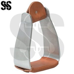 SHER SONS SPORTS Estribos Occidentales de Acero Inoxidable de Alta Calidad Fabricados en Pakistán Colores y Tamaños Personalizados Disponibles - Product Image 2