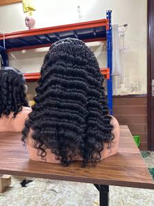 Cheveux humains pleine dentelle perruque vague profonde non traitée vierge perruque vietnamienne pour les femmes noires bouclés pleine dentelle perruque de cheveux humains - Product Image 3