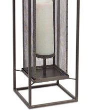 Venta al por Mayor de Faroles Rústicos de Metal y Vidrio con Acabado Negro Mate, Faroles de Estilo Moderno para Exteriores e Interiores - Product Image 2