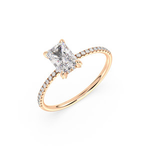 REYES Hot Selling IGI Certified <b>14K</b> Solid <b>Gold</b> HPHT CVD Lab Grown Diamond Solitaire <b>Ring</b> For Women Luxury Wedding Fine Jewelry - Product Image 2
