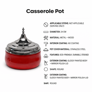 Luxury Wooden Serving Casserole with Lid Stainless Steel | Hotpot Food Warmer Handcrafted Designer Serveware Bowl Cookware <b>Gift</b> - Product Image 5