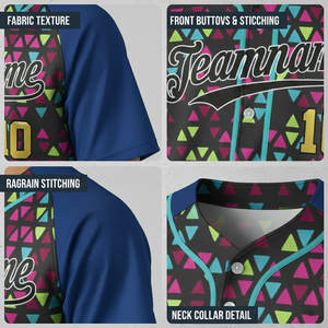 Maillot de baseball rayé respirant personnalisé avec nom et numéros, coupe ample, pour ensemble uniforme de cheerleader - Product Image 5