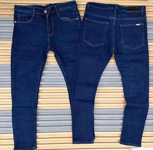 Jeans de Mezclilla Rectos de Cintura Media para Hombre, Corte Regular, Transpirables, de Secado Rápido, Casuales y Cómodos, OEM - Product Image 6