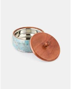 Boîte de rangement multifonctionnelle en bois et acier inoxydable pour chapati, roti, pain et autres aliments, vente en gros - Product Image 3