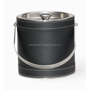 Cubo de Hielo de Acero Inoxidable Martillado Ecológico de 10L Personalizado al por Mayor para Camping, Bar, Restaurante, Enfriador de Botellas de Vino - Product Image 6