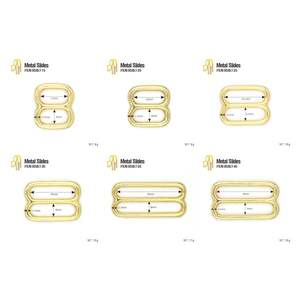 Hebillas de anillo en D ajustables de alta calidad Latón MACRO TREASURE Venta al por mayor Estilo formal multiusos - Product Image 2