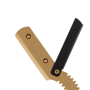 Navaja de Afeitar Profesional de Acero Inoxidable para Hombre, Herramienta de Barbería, Logotipo Personalizado, OEM, Venta al por Mayor, Proveedor de Artículos de Aseo, MOQ Bajo - Product Image 3