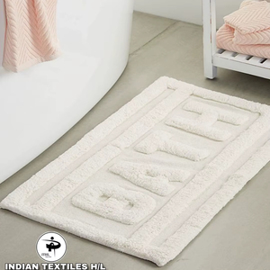 Alfombrillas de Baño de Lujo Modernas al por Mayor, de Secado Rápido, de Algodón de Diseño con Técnicas de Confección a Máquina para Baños, por ITHL - Product Image 1