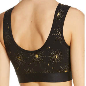 Sujetador deportivo de yoga y porristas para mujer, personalizado, de soporte alto frontal, transpirable, de secado rápido, con tirantes ajustables y cuello en U - Product Image 3