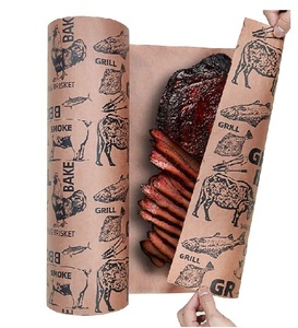 Hojas de Papel de Carnicero Sin Recubrimiento, Papel Kraft Marrón Precortado, Papel de Embalaje Impreso Personalizado para Envolver Alimentos - Product Image 4