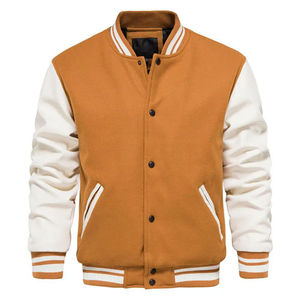 Plus Size Wholesale OEM Custom Winter 100 Wool Varsity <b>Jacket</b> <b>Men</b> <b>Baseball</b> <b>Jacket</b> Breathable College Letterman <b>Jacket</b> - Product Image 5