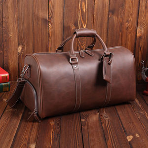 <b>leather</b> duffel <b>bag</b> casual <b>overnight</b> travel <b>leather</b> duffel <b>bag</b> durable <b>leather</b> design <b>leather</b> duffel <b>bags</b> - Product Image 1