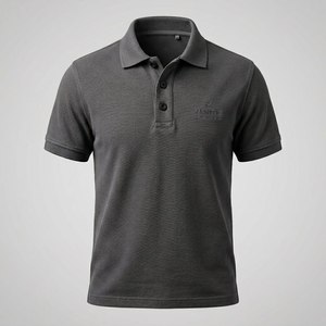 Camisetas Polo Personalizadas de Color Negro para Hombre, Venta al por Mayor, Nuevo Diseño, Ropa Masculina, Material de Algodón y Poliéster, Todas las Tallas - Product Image 2