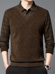 Suéter de punto de temporada para damas, cálido, cómodo, transpirable, elegante, ropa de invierno, estilo relajado, informal, a la moda. - Product Image 3
