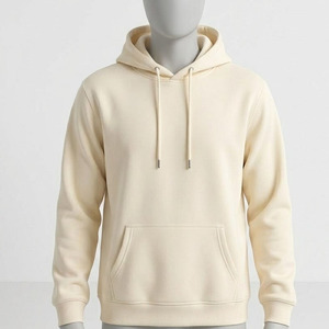 Sweat à capuche épais en molleton polyester/coton pour homme, motif uni automne, imprimé numérique, logo personnalisé OEM de haute qualité - Product Image 2