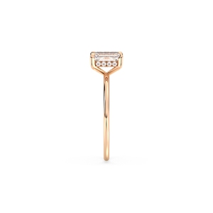 Anillos de promesa de boda con diamantes cultivados en laboratorio REYES para mujer, oro sólido de 14K, diamantes HPHT CVD con certificación IGI, joyería de regalo de compromiso. - Product Image 4