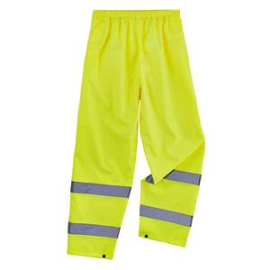Hi Visibility Polyester <b>Work</b> <b>Pants</b> Unisex Reflective Safety Trousers for Workers High Quality Custom Logo And Design OEM - Product Image 4