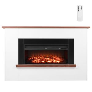 Chimenea Eléctrica Independiente de 65.5 Pulgadas, 1500W, 5120BTU, con Protección Contra Sobrecalentamiento, Fácil Instalación - Product Image 3
