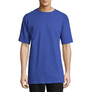 T-shirt pour homme en coton 100% respirant, coupe classique, col rond, manches courtes, séchage rapide, confortable, à porter tous les jours, été - Product Image 1