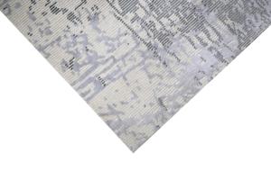 Exquisito Tapete de Lana y Seda Auténtica del Área Indo-Nepalí |   Tejido fino de 80 nudos |   Alfombra Artesanal de Herencia Familiar |   Hecho a Mano en India - Product Image 2