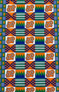 Tissu en coton imprimé africain, motif tissé, commande personnalisée pour robes et vêtements de mariage - Product Image 4