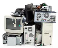 Ordinateur de bureau d'occasion avec processeur et carte mère pour le recyclage des déchets électroniques