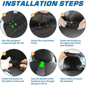 Organizer Universale Tattico per Auto con 3 Tasche Staccabili per Uso sul Sedile Posteriore - Product Image 5