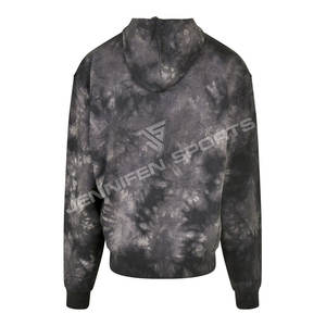 เสื้อฮู้ดดี้ผู้ชายไซส์ใหญ่ ลายมัดย้อม สีพื้น ผ้าฟลีซ 100% คอตตอน น้ำหนัก 450 กรัม ใส่สบาย ทรงหลวม ระบายอากาศ แห้งเร็ว รับสั่งทำ - Product Image 2