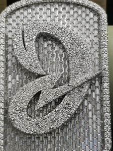 Colgante Hip Hop de Moissanita con Número Personalizado, Chapado en Plata 925, con Letras y Nombre Personalizado, Pasa la Prueba del Diamante, Colgante Bust Down - Product Image 5