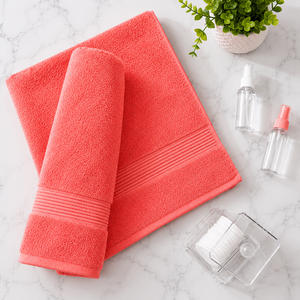 400 GSM Organic Cotton Sports Bath Towels Soft Highly Absorbent Quick-Dry Gym Fitness Workout Towels Custom Logo Wholesale - Product Image 3