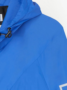 Men's Wholesale Windbreaker Shorts Set For Men 100% <b>Polyester</b> Custom Color Jogging Wear Zip-Up Windbreaker Short Set - Product Image 6