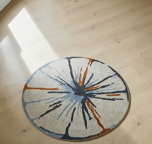 Hand Tufted Wool <b>Rug</b> Eco-Friendly Anti-Bacteria Pet-Friendly Non-Slip Abstract Low Pile Modern Design Home Commercial Prayer Use - Product Image 4