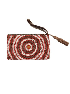 กระเป๋าใส่เหรียญประดับลูกปัดลายจุดสีดำมีสไตล์แฟนซี - Product Image 3