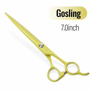 กรรไกรตัดขนสัตว์เลี้ยงขนาด 7 นิ้ว ยี่ห้อ Gosling ขายดี พร้อมเคลือบสีเทฟลอน สำหรับตัดแต่งขนสุนัข - Product Image 1