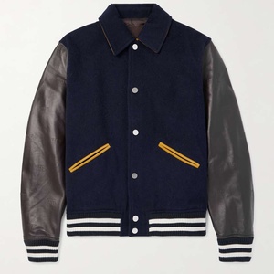 Veste universitaire personnalisée OEM, vente en gros, usine, veste Letterman, vêtements de sport, fournisseur de tenues d'équipe pour hommes, veste universitaire pour collège et école - Product Image 1