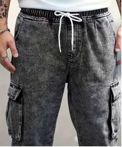 Pantalones Jogger Retro para Hombre, Lavado Ácido, Tela Suave, Casuales, para Gimnasio y Actividades al Aire Libre - Product Image 5