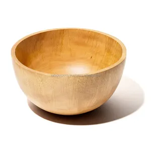 Nouveau bol écologique de bagasse de luxe fait à la main pour la décoration intérieure moderne bol de service de fruits et de gâteaux Deep Dish Design Twist - Product Image 4