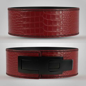 Cinturón de Gimnasio Mehrun de Piel de Cocodrilo para Levantamiento de Pesas y Powerlifting, 10-13 mm de Grosor, Protección Avanzada, Soporte Lumbar, Culturismo - Product Image 5