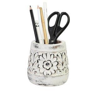 Portalápices Rústico de Cerámica Hecho a Mano al por Mayor |   Organizador de Escritorio Estilo Rústico - Product Image 1